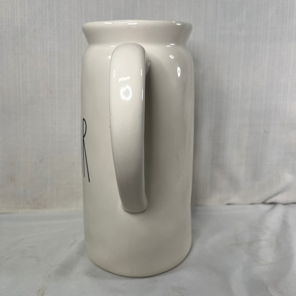 Rae Dunn POUR Pitcher Artisan Collection Magenta Ivory Ceramic Farmhouse Decor